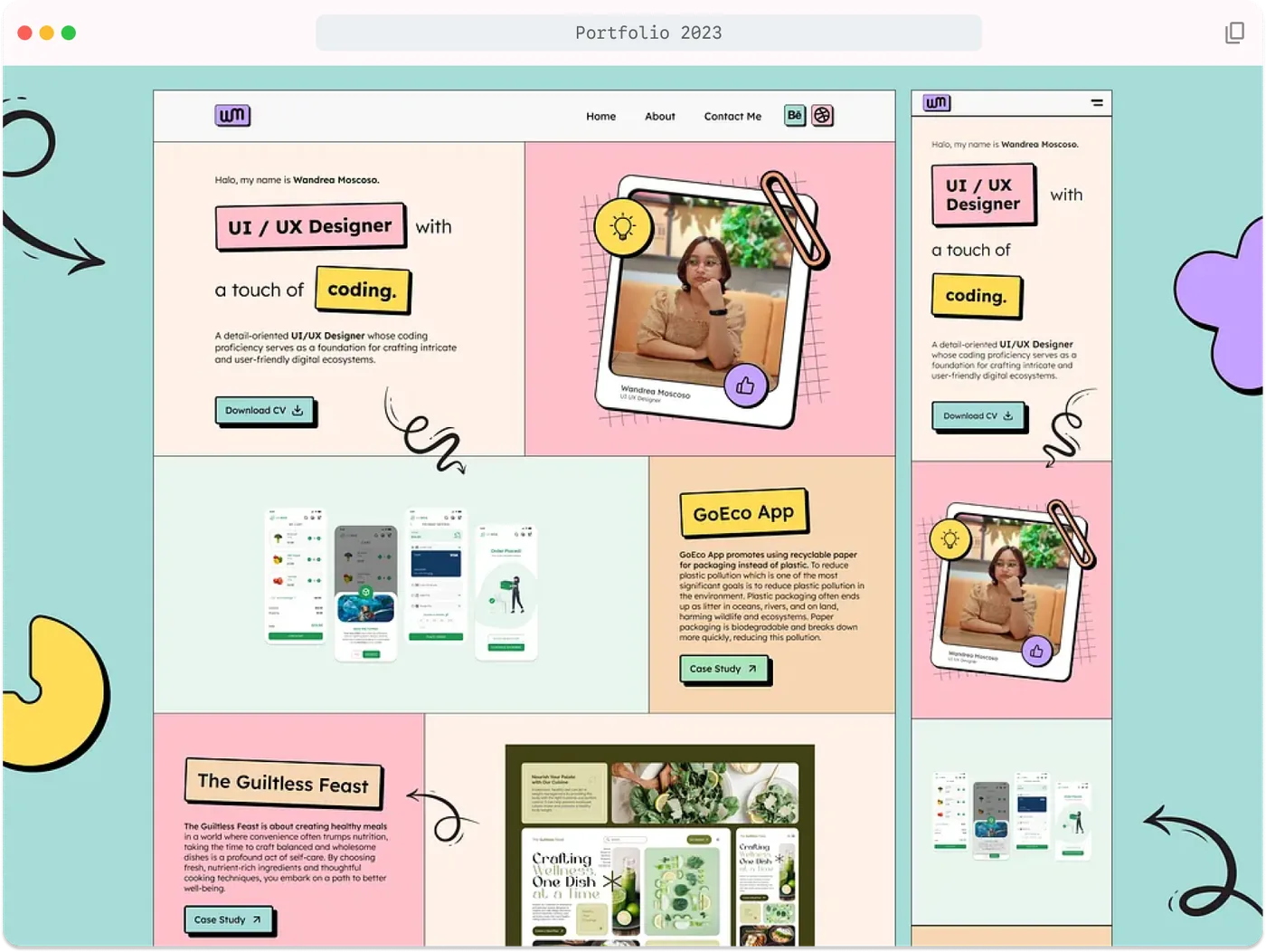 Portfolio 2023: my previous portfolio site